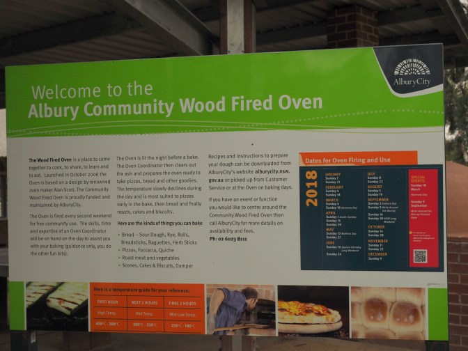 Albury Community Wood Fired Oven