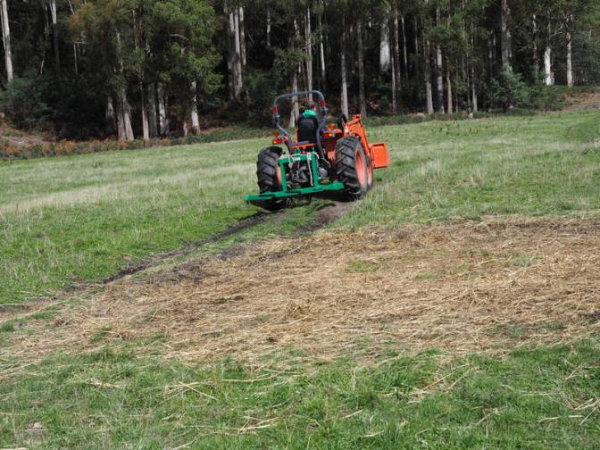 Playing hunt the hay bale