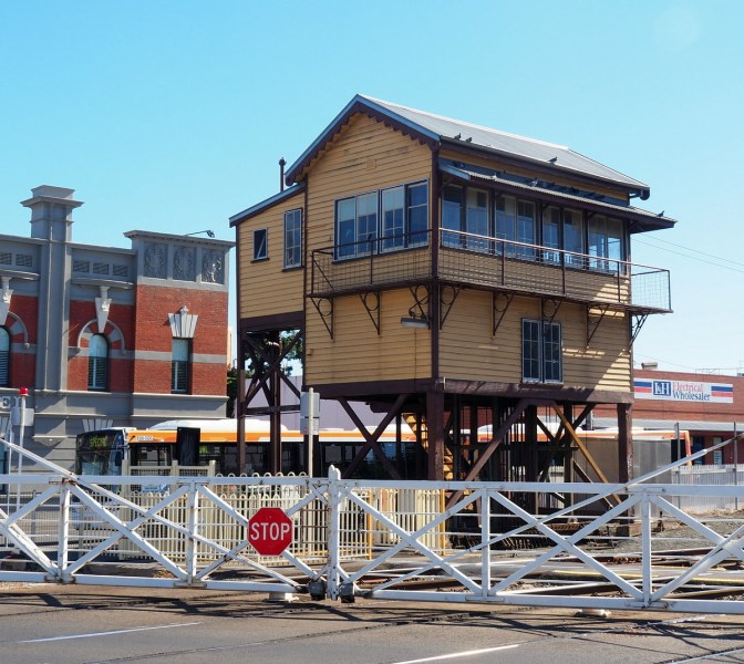 Level Crossing Gates and Signal Tower