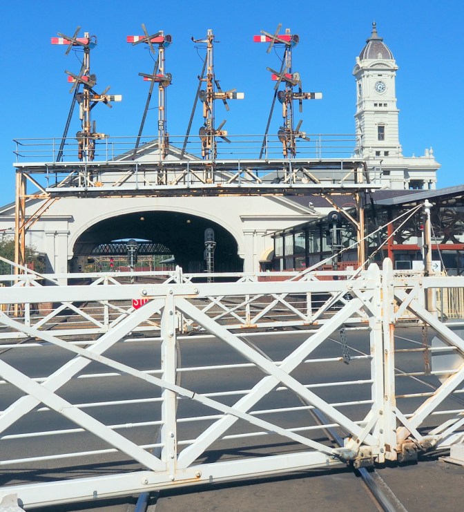 Ballarat Train Station with clock
