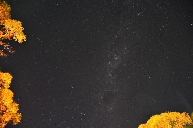 American River night sky