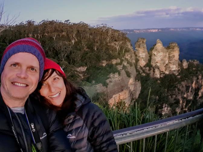 Just us and the 3 Sisters