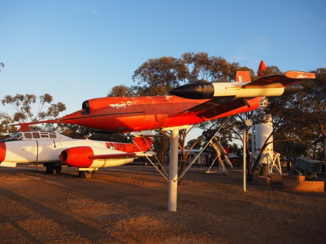 Target Plane exhibit in Woomera
