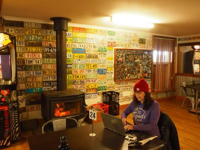 Working in  Spud's Roadhouse