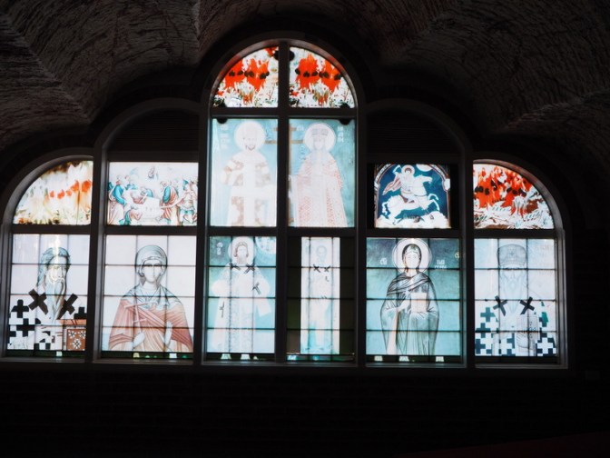 Stained Glass Window, Serbian Underground Church