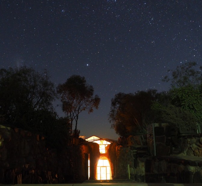 Clear Skies over our dugout in Coober Pedy