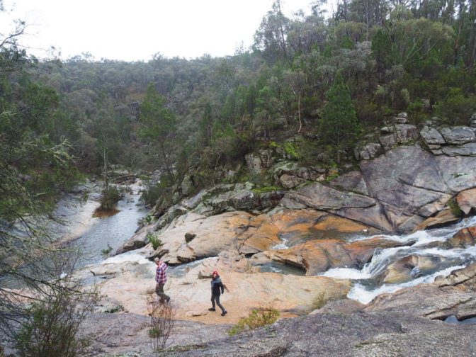 Jenni and Nick at Woolshed Falls