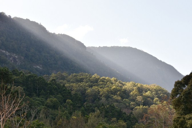 Sunrise over the mountains