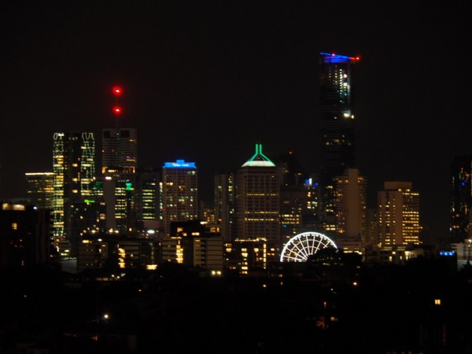 South Brisbane Resort City Skyline view