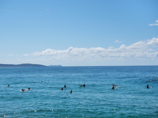 A whale of surfers