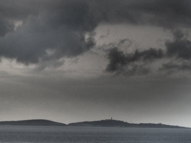 Monyague Island, stormy morning
