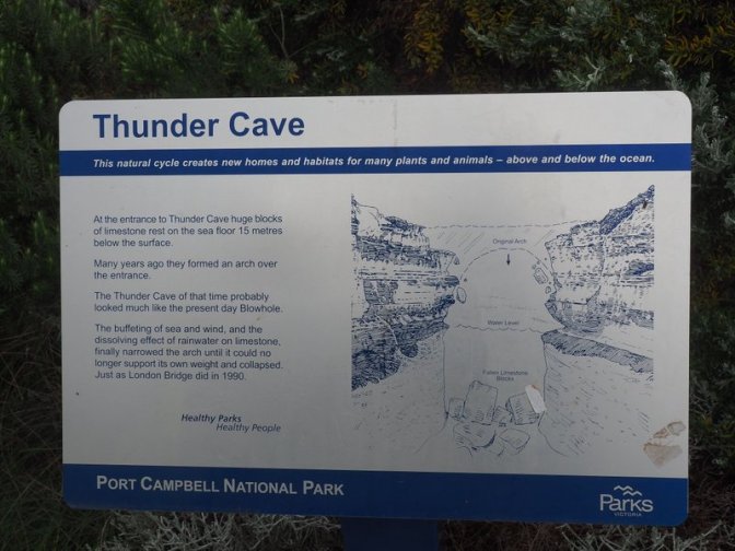 Thunder Cave sign