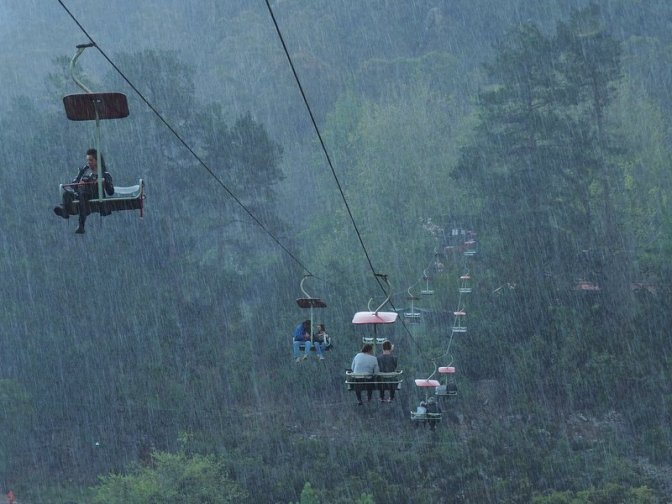 Cataract Gorge Chairlift to the top